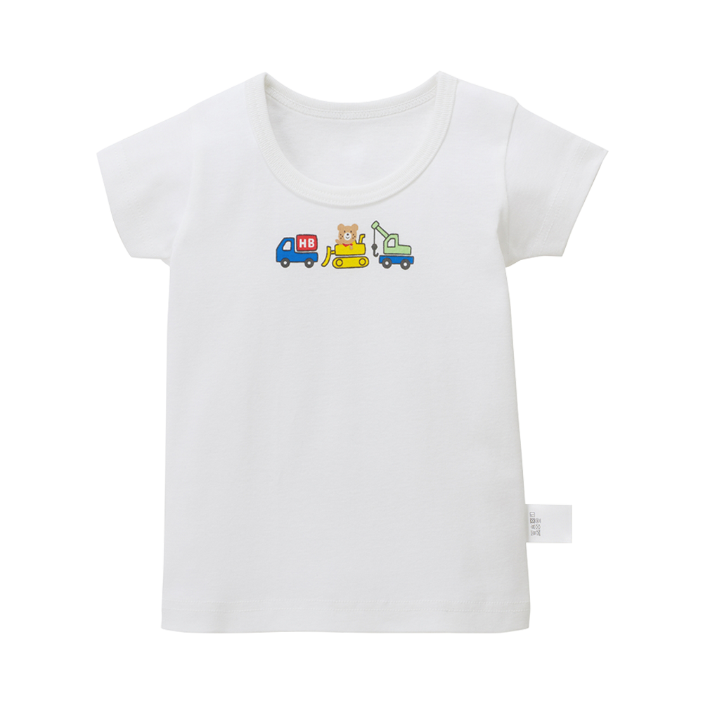 MIKIHOUSE 全棉清新柔軟貼身兒童T恤 白色 120cm 1件