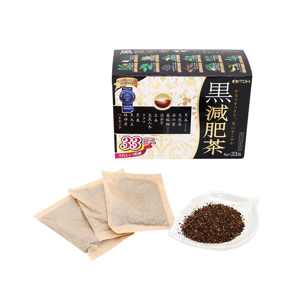 ITOHKAMPO 井藤漢方製藥 黑色健康纖體茶  8gx33袋