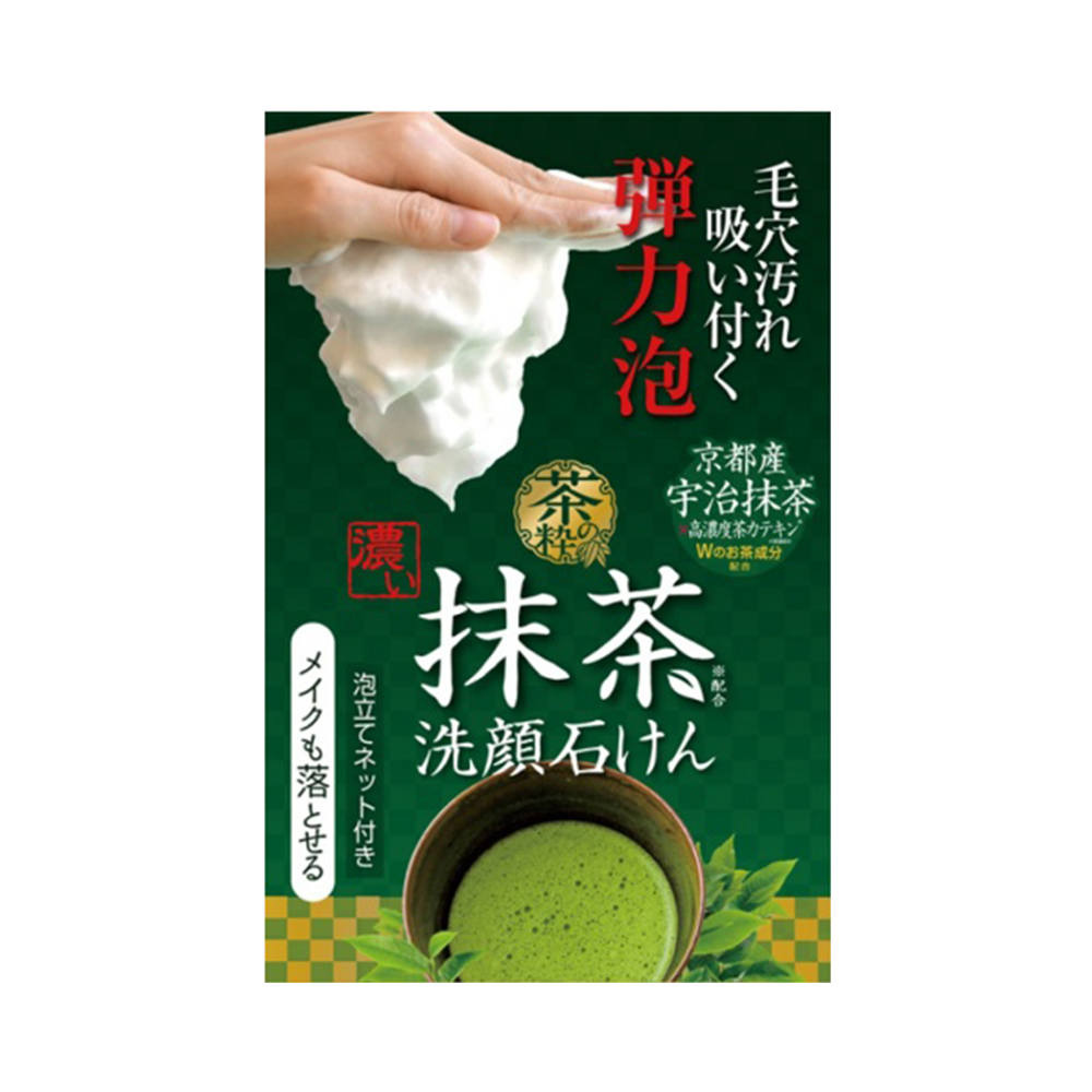 COSMETEX ROLAND 茶粹 濃潤抹茶卸粧潔面皂 100g