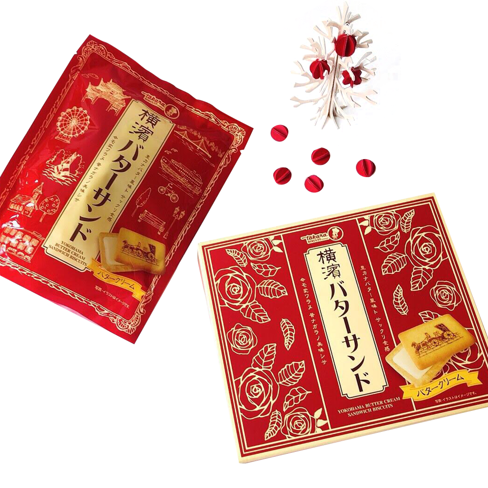 takara 寶制果 橫濱風情素描黃油夾心餅乾 72g/袋