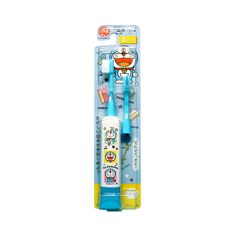 minimum 皓必佳哆啦A夢3歲以上用超聲波電動牙刷 白色 1支