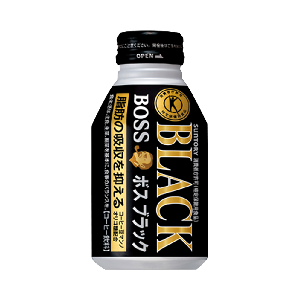 【整箱24瓶】三得利 BOSS特保 深煎香醇減脂黑咖啡 280ml/罐