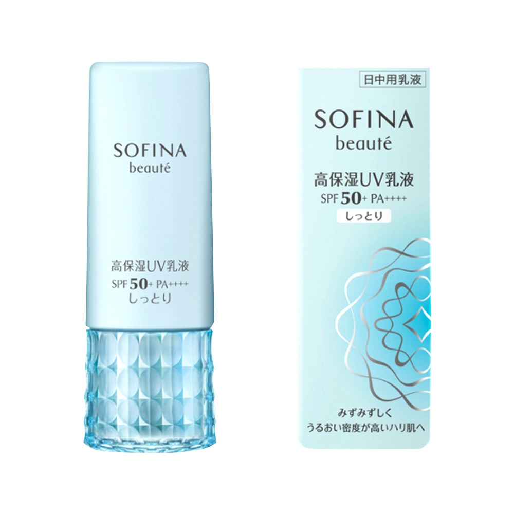 SOFINA 蘇菲娜 日間倍護防曬乳液 SPF50＋ PA++++ 滋潤型 30g