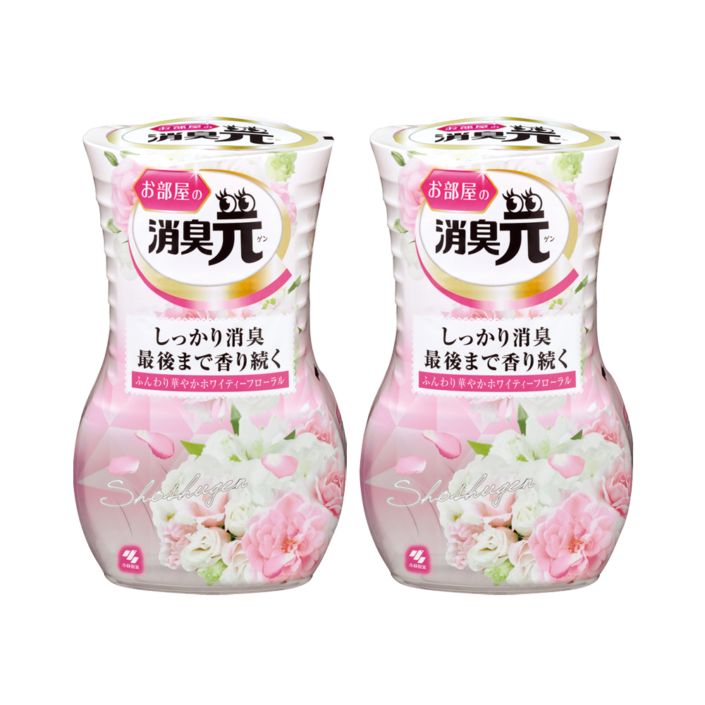 KOBAYASHI 小林製藥 消臭元持久香氛空氣清新劑 房間用 白色花香 400ml*2