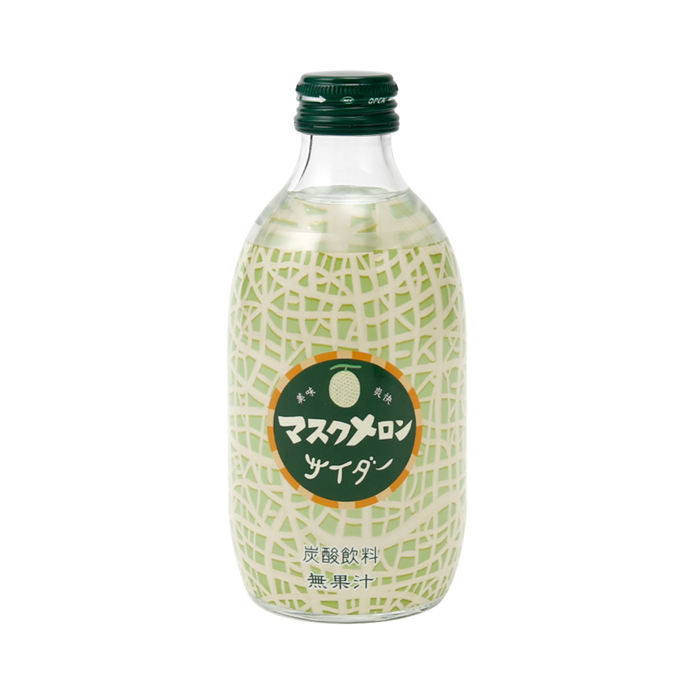 TOMOMASU 友桝飲料 日本人氣水果味碳酸汽水 哈密瓜味 300ml×6