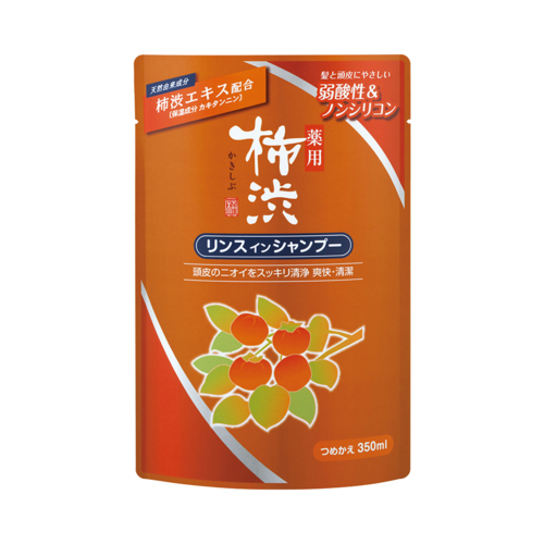 KUMANOYUSHI 熊野油脂 柿子汁洗髮水 替換裝 350ml