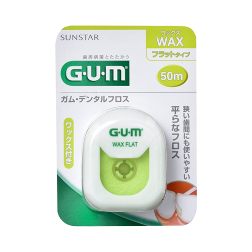 GUM 扁平型細縫清潔牙線 50M 1包