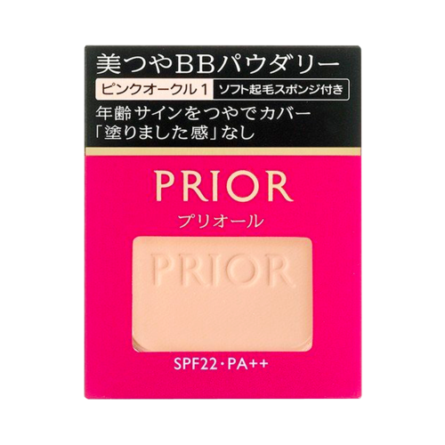 SHISEIDO 資生堂 PRIOR 美肌透明感持久控油粉餅替換裝 SPF22 PA++ 粉白 10g