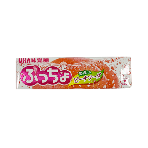 UHA 味覺糖 桃子汽水味夾心充氣軟糖 10粒（50g）