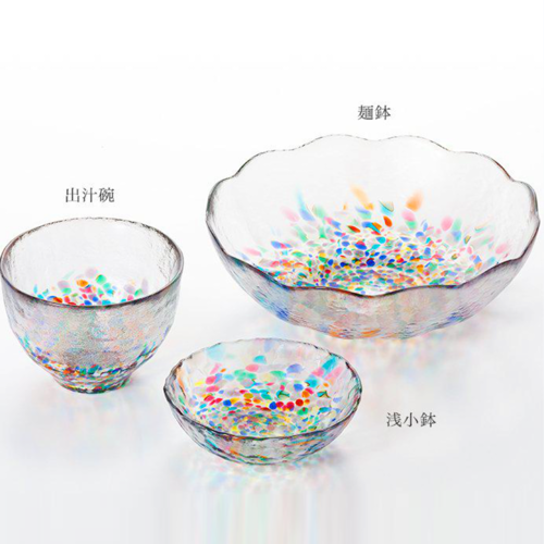 ISHIZUKA GLASS 石塚硝子 津輕玻璃冷面三件套碗碟FS-71584 1套