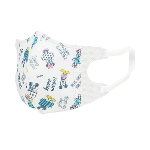 SKATER 斯凱達 安全防護可愛嬰兒立體口罩 米奇圖案