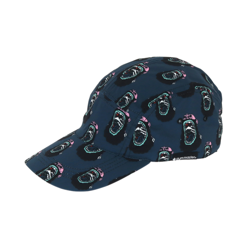 gym master 滿版印花個性彩繪棒球帽 海軍藍（人像印花）