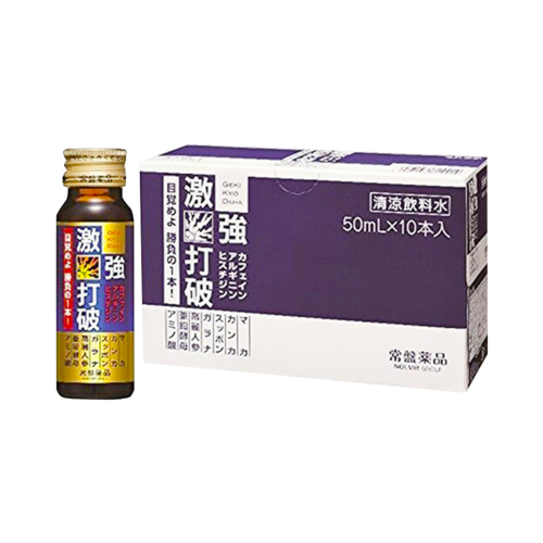 TOKIWA 常盤藥品工業 激強打破清涼提神供能飲料 濃厚勁爽味 50ml×10瓶