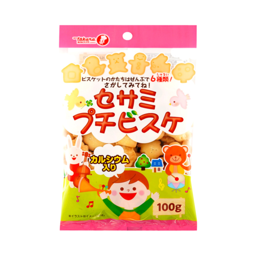 takara 寶制果 可愛形狀芝麻小餅乾 100g/袋