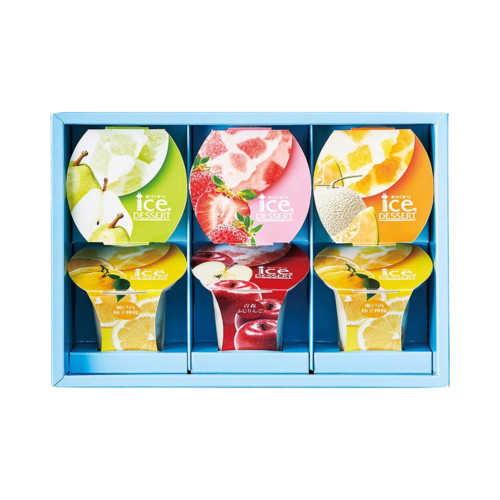 NAKAJIMATAISHODO 中島大祥堂 冷凍食用水果酸奶冰激凌禮盒 6號 107g×6個