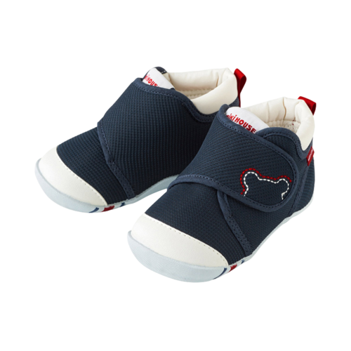 MIKIHOUSE 新款舒適嬰兒學步鞋 一段 深藍色 13.5cm