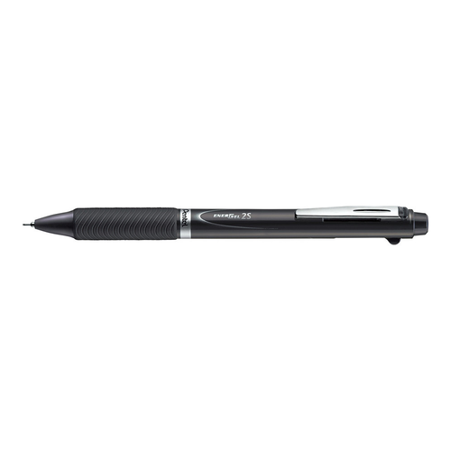 PENTEL 派通 ENERGEL多功能筆 05mm 圓珠筆2色+自動鉛筆 深灰色筆桿 1支