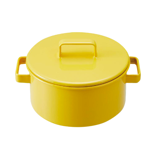 FUJIHORO 活力每日黃色燉鍋 20cm 1個