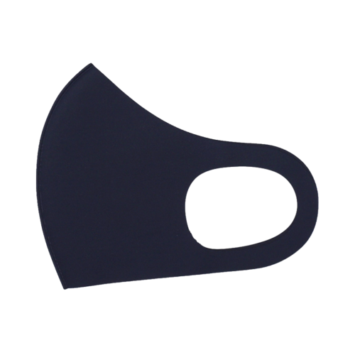 BABYDOLL 3片裝彩色個性防塵透氣口罩5422 海軍藍 S（成人小號款）