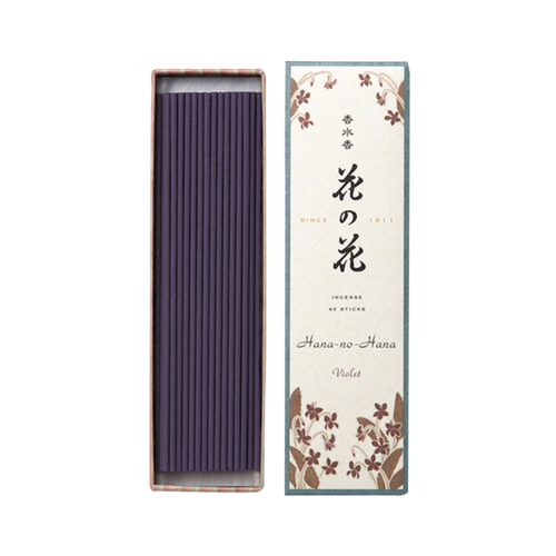 日本香堂 香水香花之花線香 紫羅蘭香 40支裝