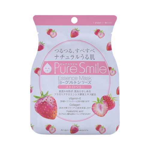 Pure Smile 酸奶草莓精華面膜 1枚