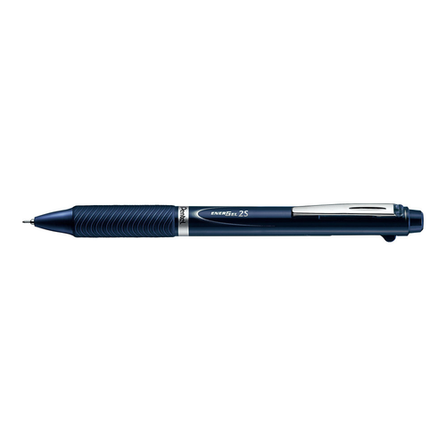 PENTEL 派通 ENERGEL多功能筆 05mm 圓珠筆2色+自動鉛筆 深藍色筆桿 1支