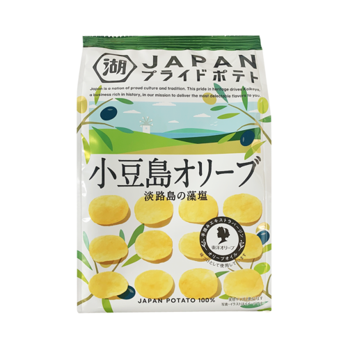 KOIKEYA 湖池屋 JAPAN PRIDE PATATO 小豆島橄欖味薯片 58g