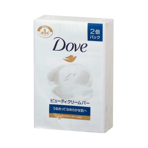 unilever 聯合利華 多芬 柔膚乳霜香塊香皂 2個裝 190g