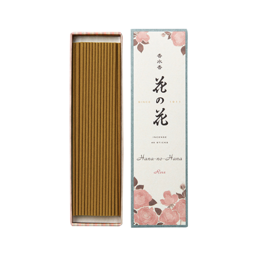 日本香堂 香水香花之花線香 玫瑰香 40支裝