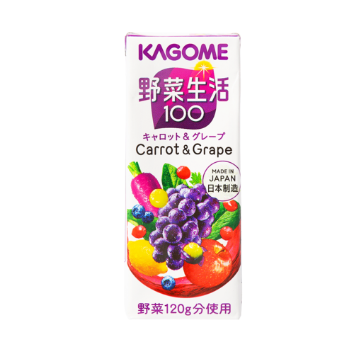 KAGOME 可果美 野菜生活100 葡萄果蔬混合汁 200ml