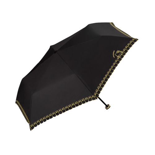w.p.c 正反面晴雨兩用摺疊傘 迷你款 黑色 1把