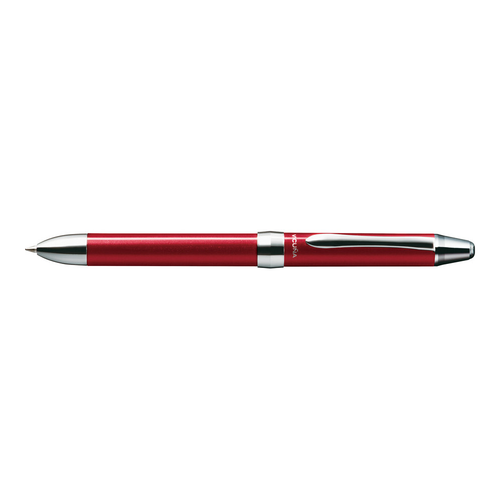 PENTEL 派通 VICUNA EX1系列多功能筆 圓珠筆2色+自動鉛筆  0.7 紅色筆桿 1支