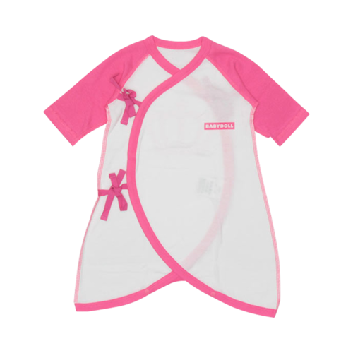 BABYDOLL 可愛舒適嬰兒連體衣4611B F（50-60cm） 粉色