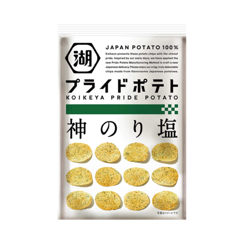 KOIKEYA 湖池屋 pride potato 全新技術三種海苔薯片 海苔鹽味 58g/袋