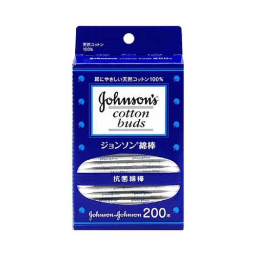 Johnson&Johnson 強生 天然抑菌棉棒 200根