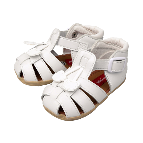 MIKIHOUSE 簡約舒適柔軟二段寶寶涼鞋 12.5cm