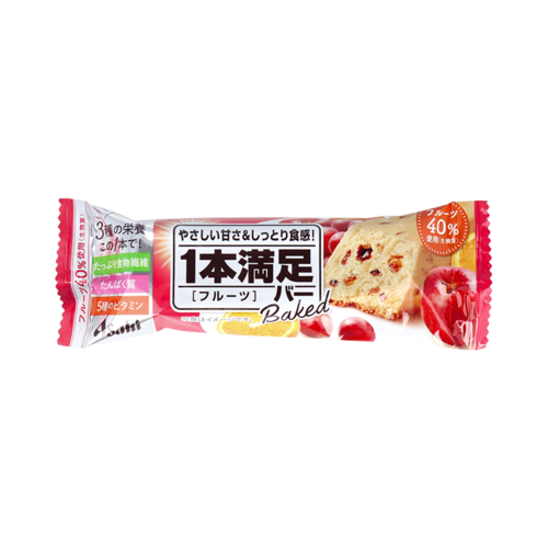 Asahi 朝日 1本滿足Bar 香甜烤水果纖維棒 40g