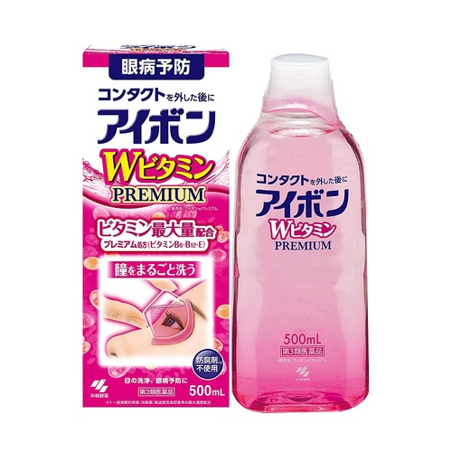 KOBAYASHI 小林製藥 升級新版洗眼液緩解眼疲勞 粉色3-4度 500ML