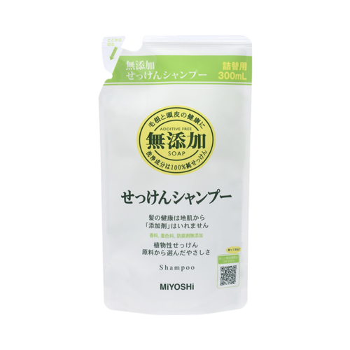 MIYOSHI 無添加植物性皂基洗髮水 替換裝 300ml
