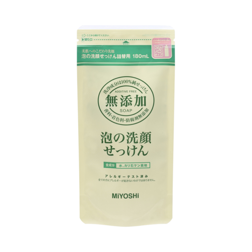 MIYOSHI 無添加泡沫洗面奶 替換裝 180mL