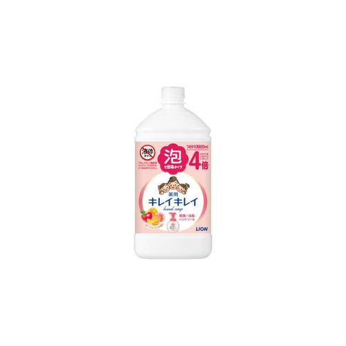 LION 獅王 泡沫香皂，帶來美麗的 ，水果香，可用於補充 ８００ｍｌ