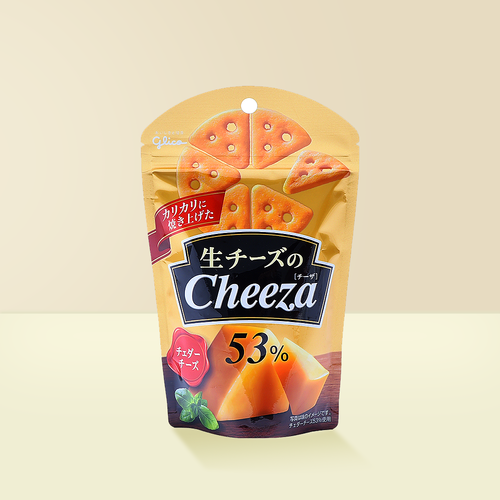 GLICO 格力高 Cheeza53%切達芝士角切小餅 40g