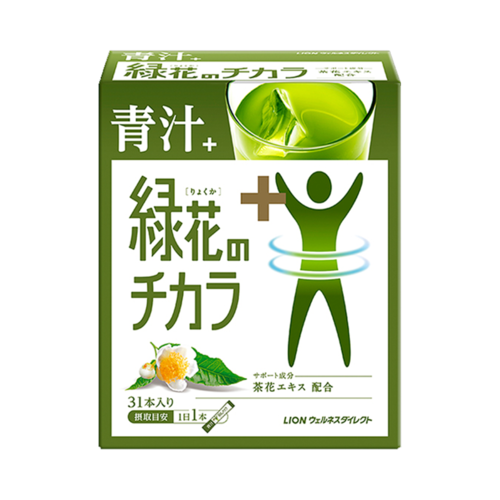 LION 獅王 青汁+綠花力量調節腸道營養劑 31袋
