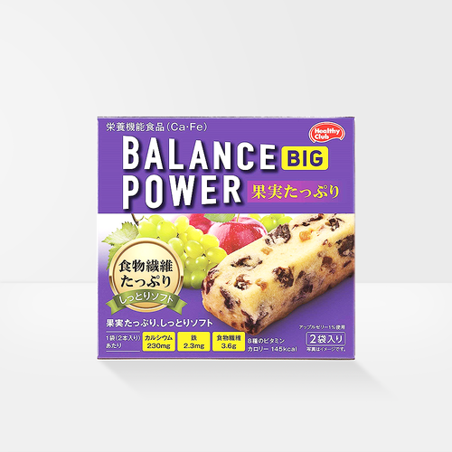 hamada 濱田 BALANCE POWER BIG 低卡營養飽腹代餐餅乾條 葡萄乾味 2袋/盒（每袋含2塊）