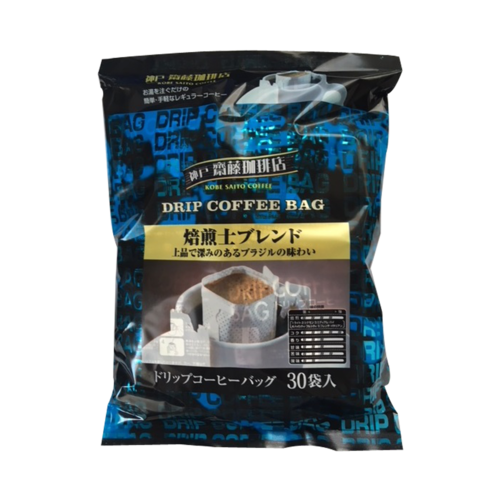 神户haikara 齊藤咖啡店焙煎士深煎巴西風味掛耳咖啡 30包 210g/袋