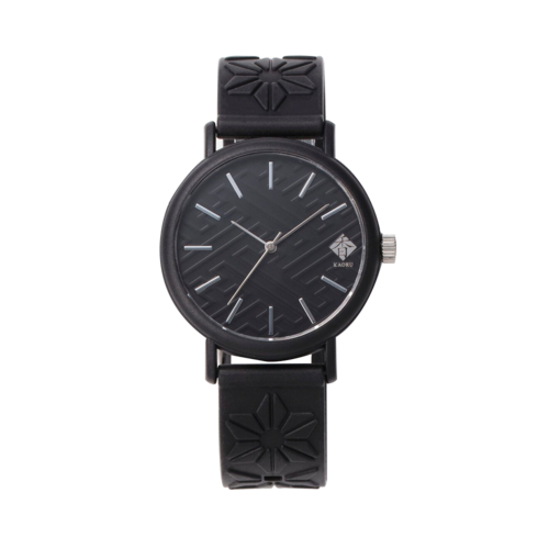 KAORU 和風香味時尚手錶 黑色 墨香