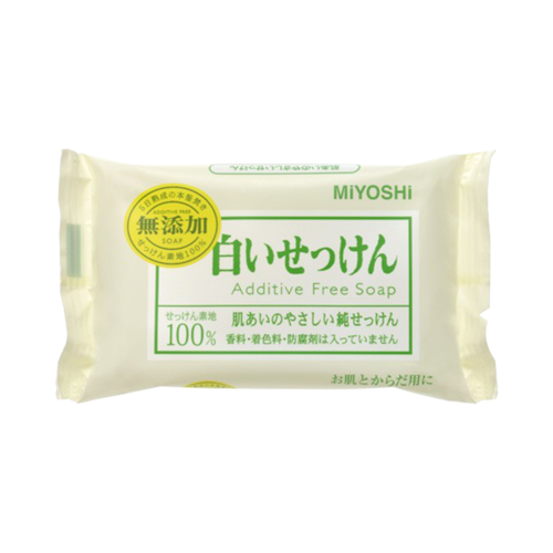 MiYOSHi 天然温和滋潤白色清潔皂 1個