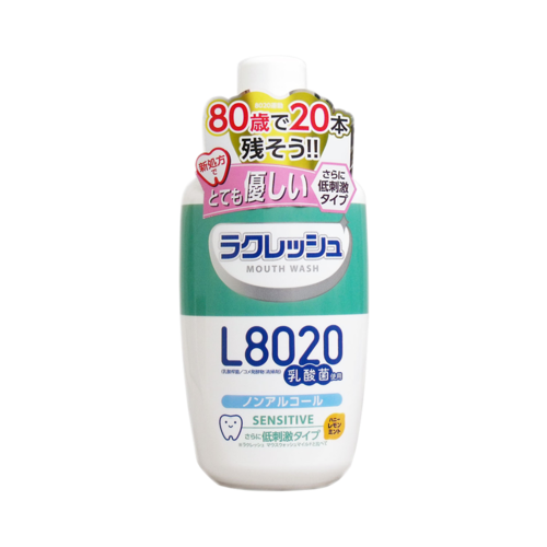 樂可麗舒 L8020乳酸菌漱口水無酒精温和型 蜂蜜檸檬薄荷味 300ml