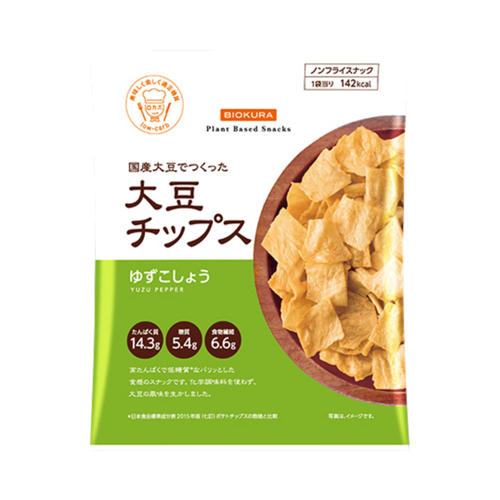 BIOKURA 大豆薯片 柚子胡椒味 35g