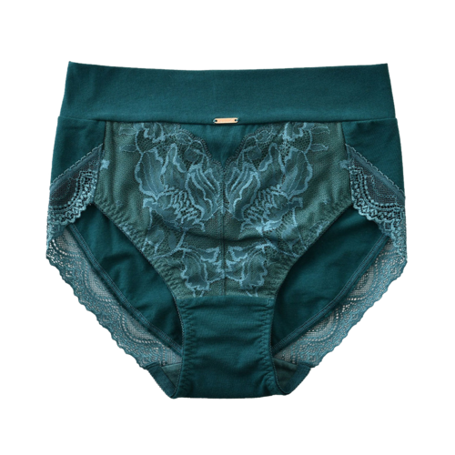 Sarah collection 伊莎貝拉文胸配套內褲（高腰款） 深綠色